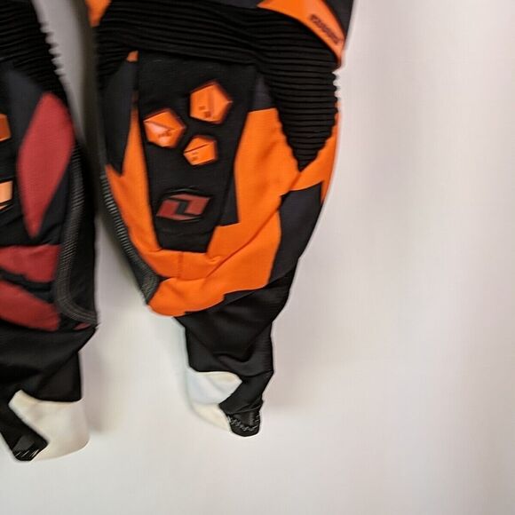 One Industries Defcon Off Road ATV Motocross Gear Pants Orange Red Men Size 30 - Picture 7 of 16